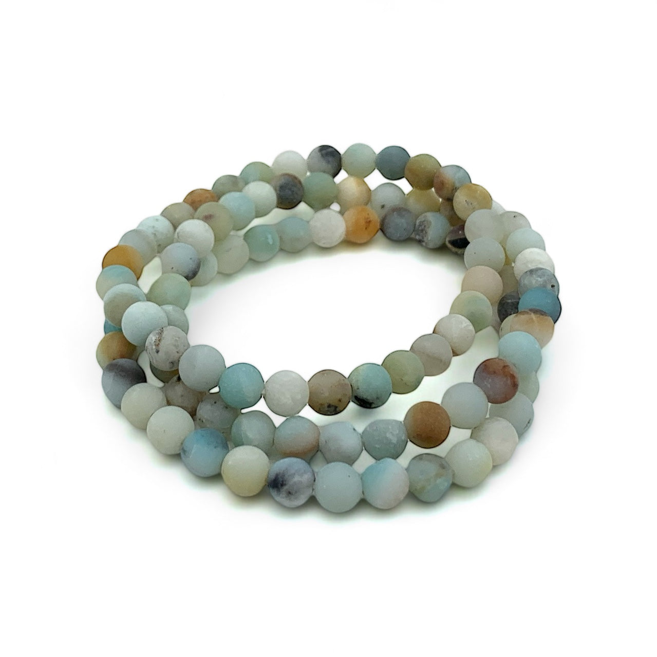 Bracelet - Amazonite Multi-Colour Matte 6mm $25